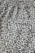Leopard Print Wrap Front Western Style Denim Shorts