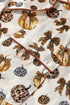 Leopard Pumpkin Print Satin Long Sleeve Pajama Set