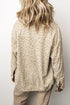 Leopard Shirt Collar Long Sleeve Regular Fit Jacket