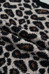 Leopard Star Pattern Round Neck Long Sleeve Sweater