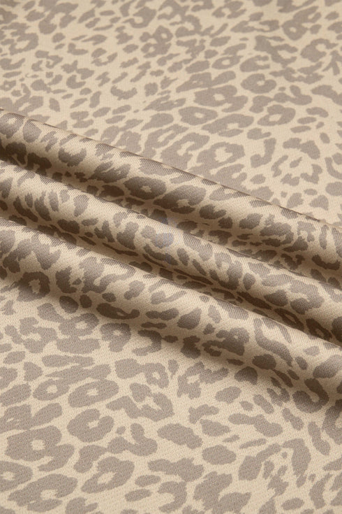 Leopard Star Print Loose Long Sleeve Pant Set