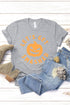 Let'S Get Smashed Halloween Pumpkin Face Graphic Tee