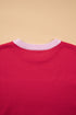 Letter Print Drop Shoulder Round Neck Graphic Sweater