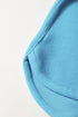 Light Blue Bubble Sleeve Solid Color Elegant T-Shirt