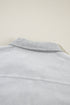 Light Grey Flap Pockets Contrast Buttons Front Jacket Vest