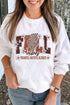 Lightning Checkered Vibes Graphic Crewneck Sweatshirt