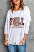 Lightning Checkered Vibes Graphic Crewneck Sweatshirt