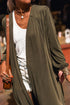 Lightweight Open Front Balloon Sleeve Maxi Duster