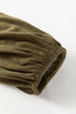 Lightweight Open Front Balloon Sleeve Maxi Duster