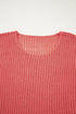 Lightweight Open Knit Boat Neck Pullover Sweater