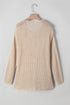 Lightweight Open Knit Boat Neck Pullover Sweater