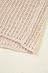Lightweight Open Knit Boat Neck Pullover Sweater