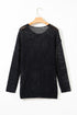 Lightweight Open Knit Boat Neck Pullover Sweater