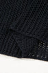 Lightweight Open Knit Boat Neck Pullover Sweater