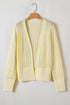 Lightweight Pointelle Knit Open Front Cardigan