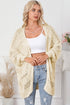 Lightweight Textured Open Front Boho Knit Cardigan