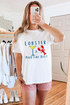 Lobster Martini Diet Graphic Print Short Sleeve Tee