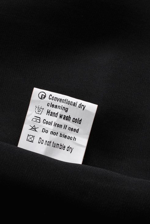 Long Bubble Sleeve Mock Neck Chiffon Blouse