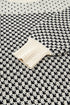Long Cuff Balloon Sleeve Geometric Knit Sweater