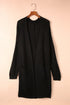 Long Line Open Front Knitted Cardigan With Pockets