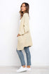 Long Line Open Front Knitted Cardigan With Pockets
