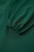 Long Sleeve Button Front Drawstring Waist Maxi Dress