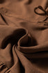 Long Sleeve Button Front Drawstring Waist Maxi Dress