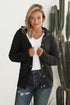Long Sleeve Button-Up Hooded Cardigans