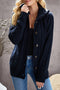 Long Sleeve Button-Up Hooded Cardigans