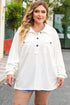 Long Sleeve Flap Pocket Utility Henley Top