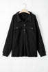 Long Sleeve Flap Pocket Utility Henley Top