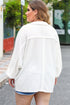 Long Sleeve Flap Pocket Utility Henley Top