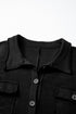 Long Sleeve Flap Pocket Utility Henley Top