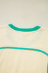 Long Sleeve Pullover Drawstring Paneled Lounge Short Sets