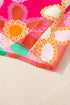 Long Sleeve Retro Floral Print Button Down Shirt