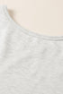Long Sleeve Round Neck Ruffle Hem Mini Dress