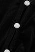 Long Sleeve Velvet Button Front Tiered Midi Dress
