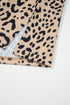Loose Fit Batwing Sleeve Leopard Print Top