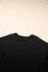 Loose Fit Half Sleeve High Low Hem Cotton T Shirt