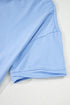 Loose Fit Half Sleeve High Low Hem Cotton T Shirt