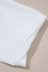 Loose Fit Half Sleeve High Low Hem Cotton T Shirt
