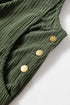 Loose Fit Pocketed Solid Corduroy Overall Jumpsuit