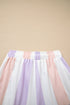 Loose Fit Stripe Print Drawstring Wide Leg Pants