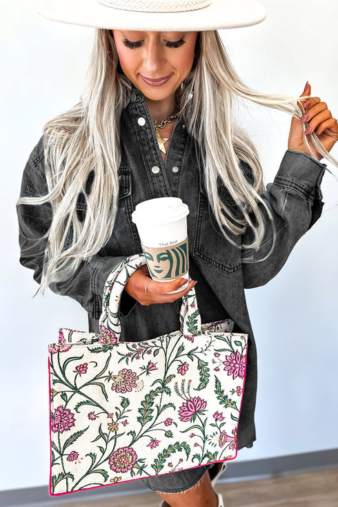 Loose H Line Raw Hem Denim T Shirt Dress