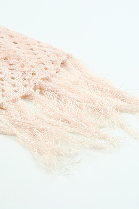 Loose Knitwear Kimono with Slits