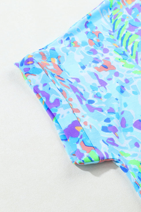 Loose Painted Floral Tee