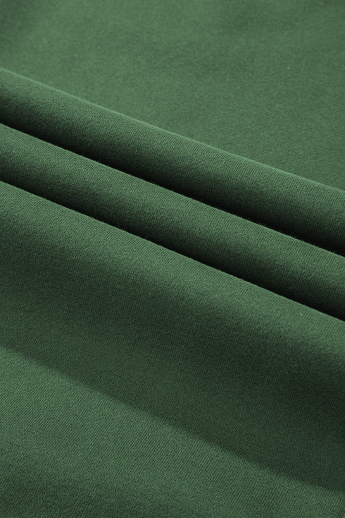 Loose Patchwork Crewneck Plus Size Sweatshirt