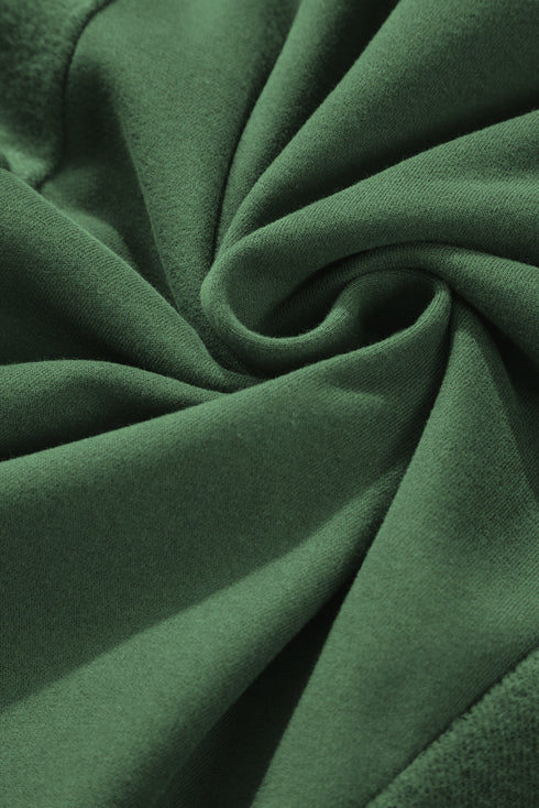 Loose Patchwork Crewneck Plus Size Sweatshirt