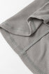 Loose Waffle Knit Patchwork Exposed Seam Shirt Jacket