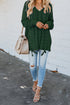 Love Letters Cable Knit Lace Up Sweater